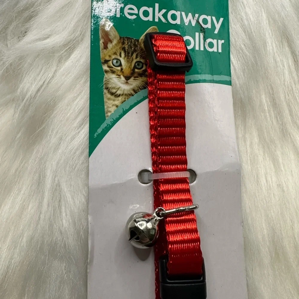 🩷5/$10 Red Breakaway Cat Collar